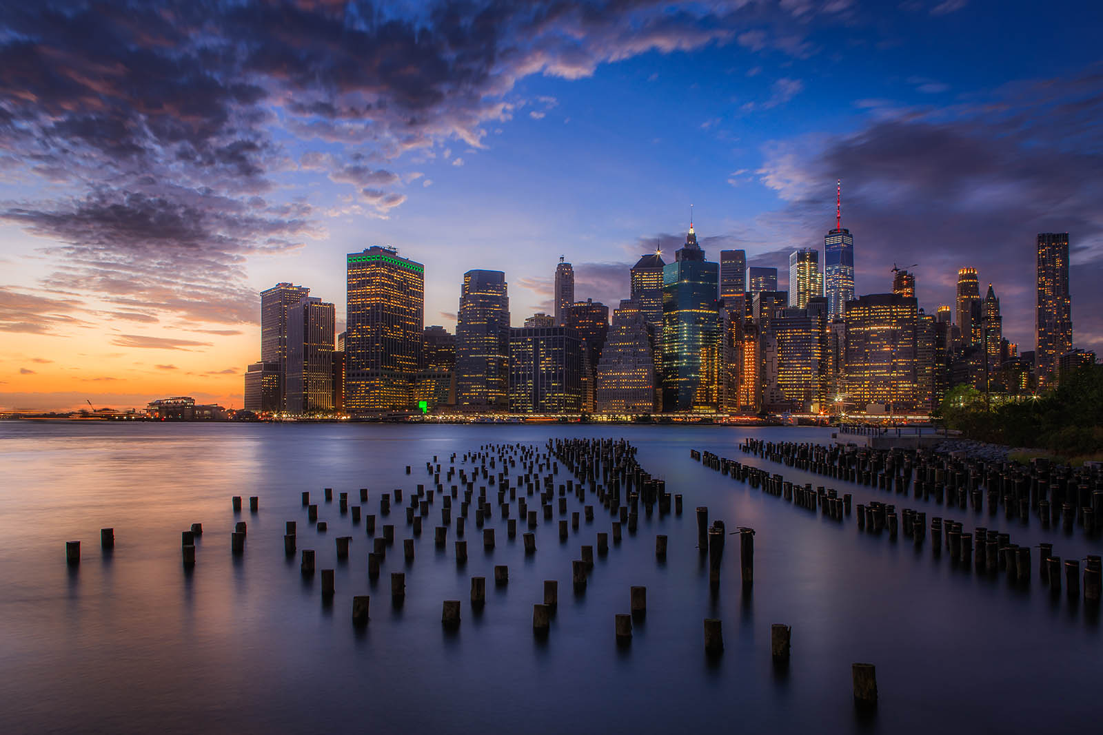Mystic Sunset over Downtown